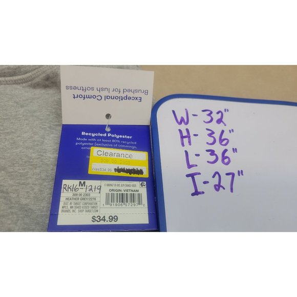 Women's Mid-Rise Brushed Jersey Jogger Pants - JoyLab Heather Gray Medium - Picture 7 of 8